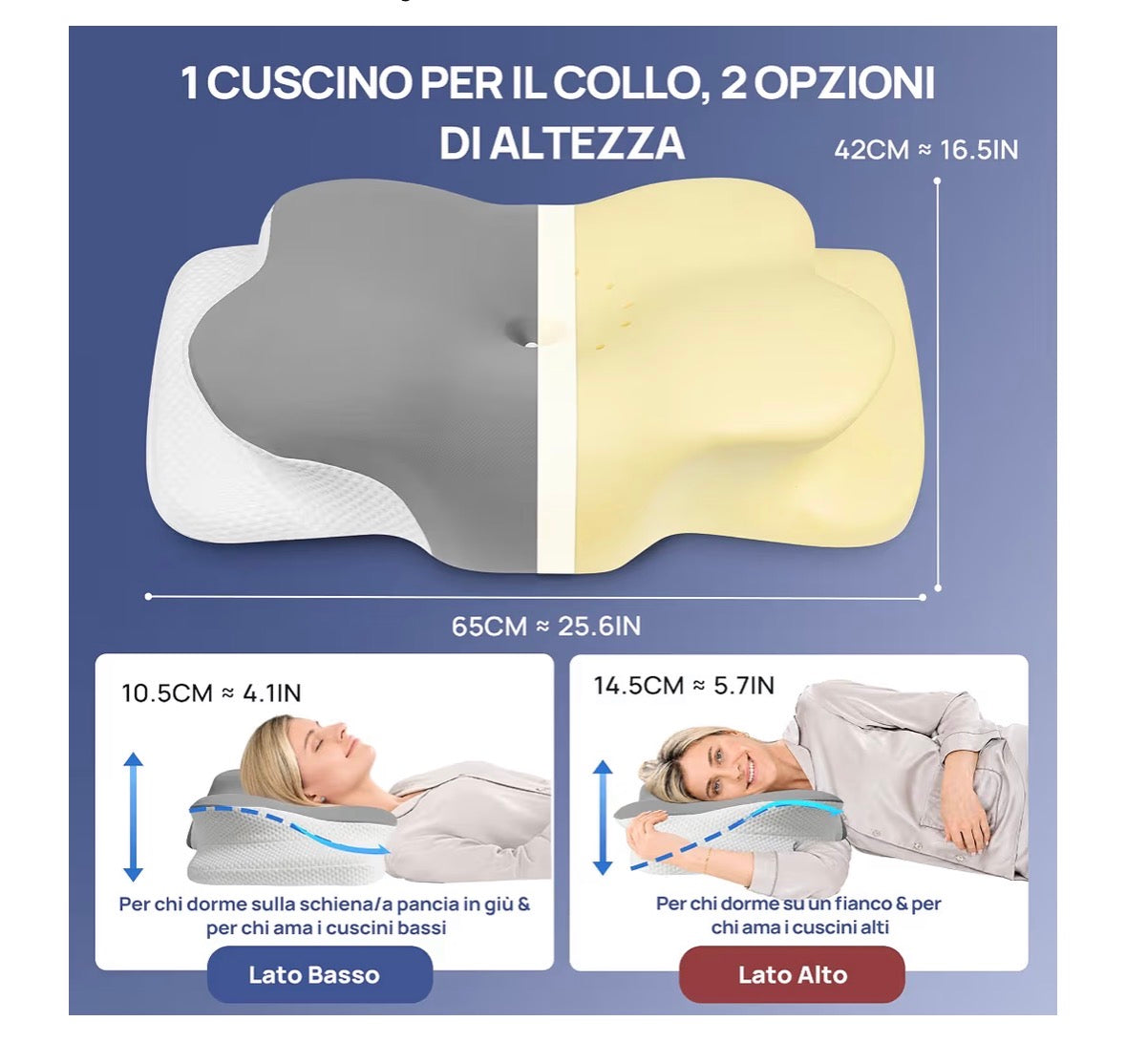 Cuscino memory foam